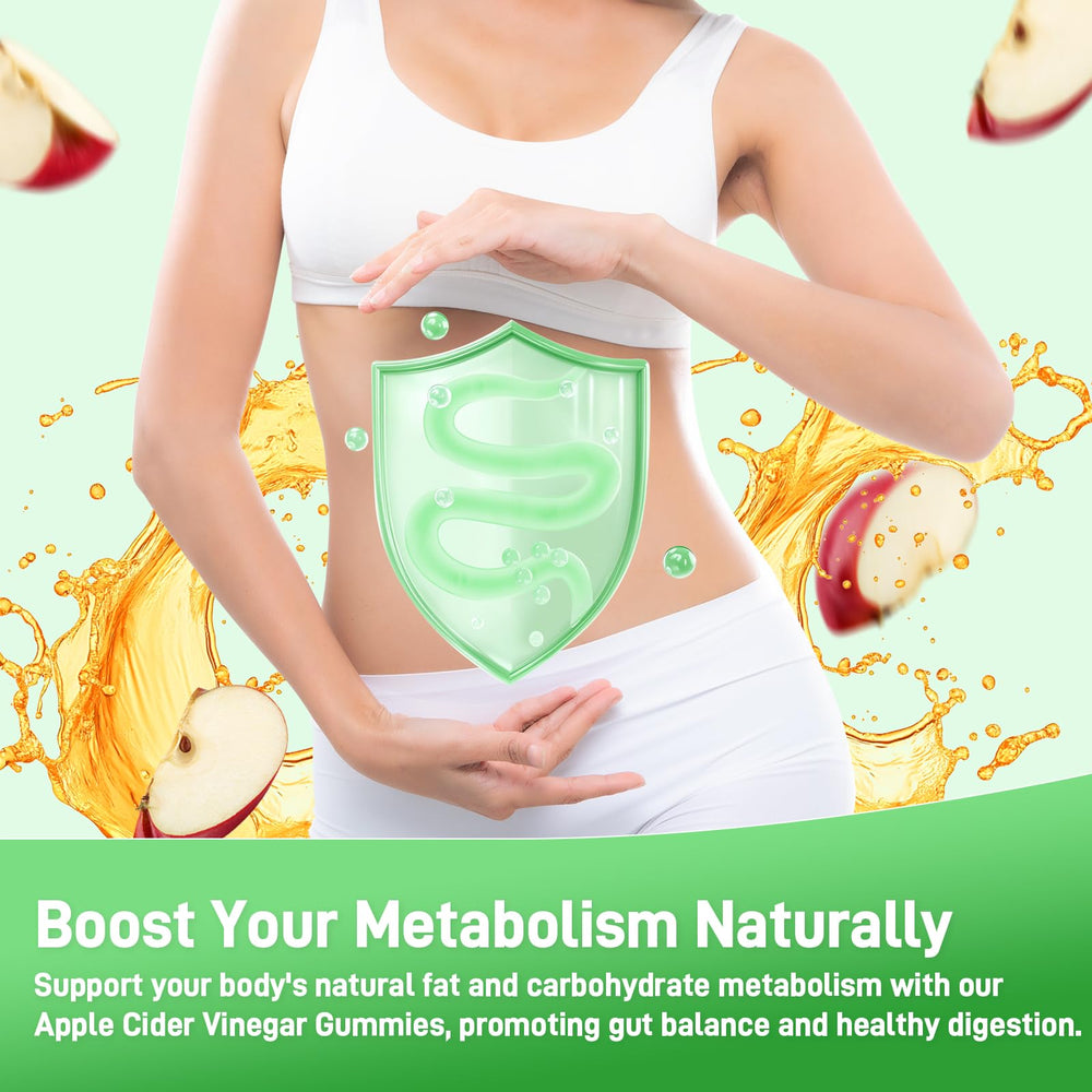 Biobor gummies packaging shot communicates convenient daily ACV intake