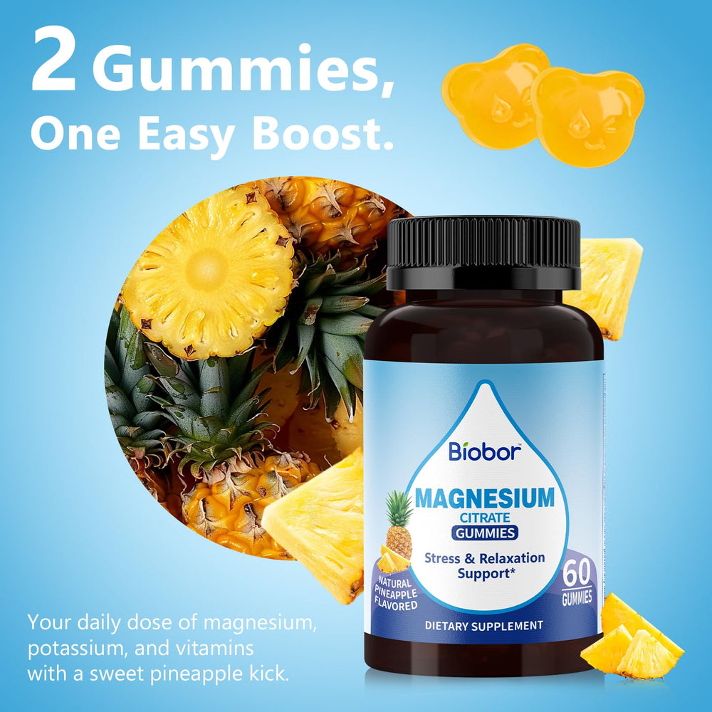 Biobor gummies ingredients panel