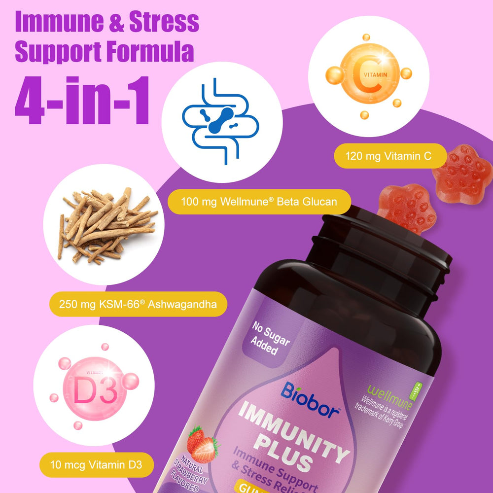 KSM-66 Ashwagandha 250 mg in Biobor Gummies