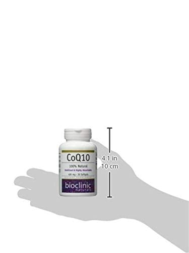 Bioclinic Naturals CoQ10 400 mg bottle packaging