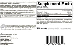 Somno-Pro bottle label highlighting Melatonin, 5-HTP and L-Theanine