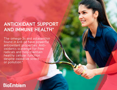 Phospholipids and astaxanthin in BioEmblem Krill Oil