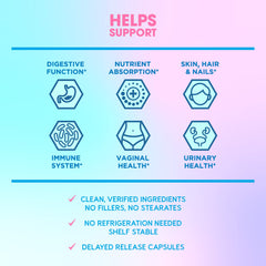 Close-up of BioEmblem Beauty Probiotics bottle