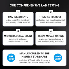 Graphic highlighting vegan and non-GMO attributes with 60 servings