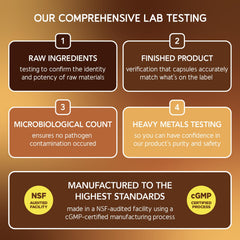 BioEmblem Mushroom Complex bottle label – 90 vegan capsules