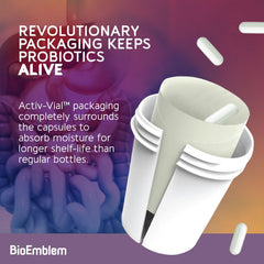 Digestive and immune health support from BioEmblem Probiotics