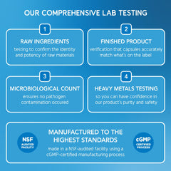 Lifestyle shot of someone preparing a glass of BioEmblem magnesium powder drink