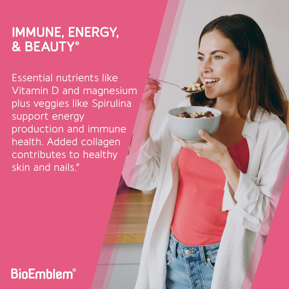 Herbal extracts for immune support in BioEmblem Women's Multivitamin