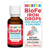 BioFe Pure Iron Drops bottle with label