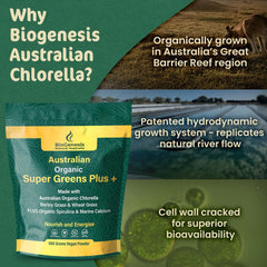 Australian-grown greens sourced from sustainable farms