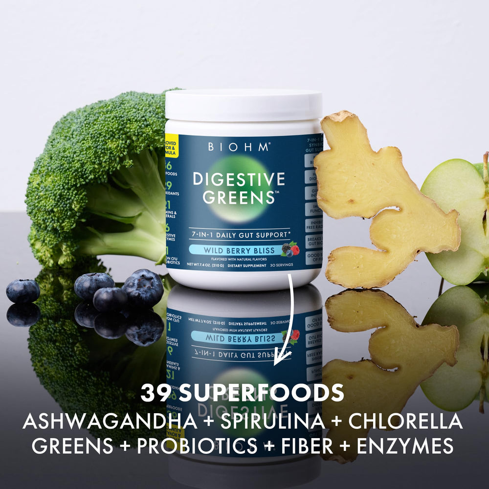 Immune support benefits of BIOHM Digestive Greens