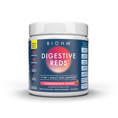 BIOHM Digestive Reds front label on bottle