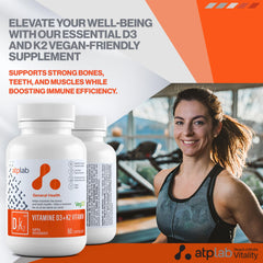 Illustration of bioidentical D3 and K2