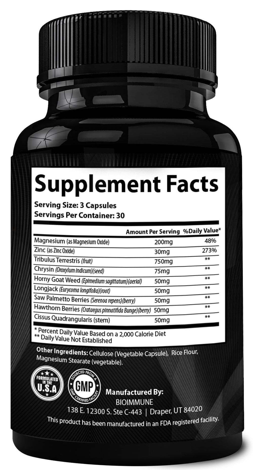 BioImmune Testagra energy boost concept for training sessions.