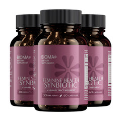 Bioma Feminine Health Synbiotic bottle with 180 capsules