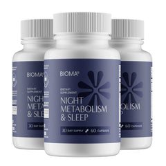 Bioma Night Metabolism & Sleep bottle with label