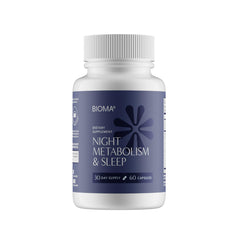 Bioma Night Metabolism & Sleep bottle and capsules