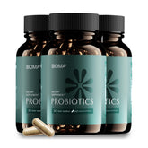 Bioma Probiotics bottle with label and product name