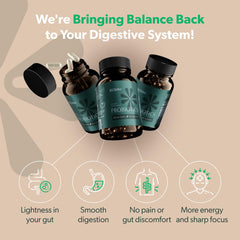 Close-up of delayed-release probiotic capsules