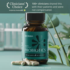 BIOMA Probiotics in a lifestyle scene promotes everyday digestive balance