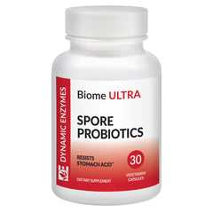 Dynamic Enzymes Biome Ultra ProbioSEB CSC3 30 caps bottle front
