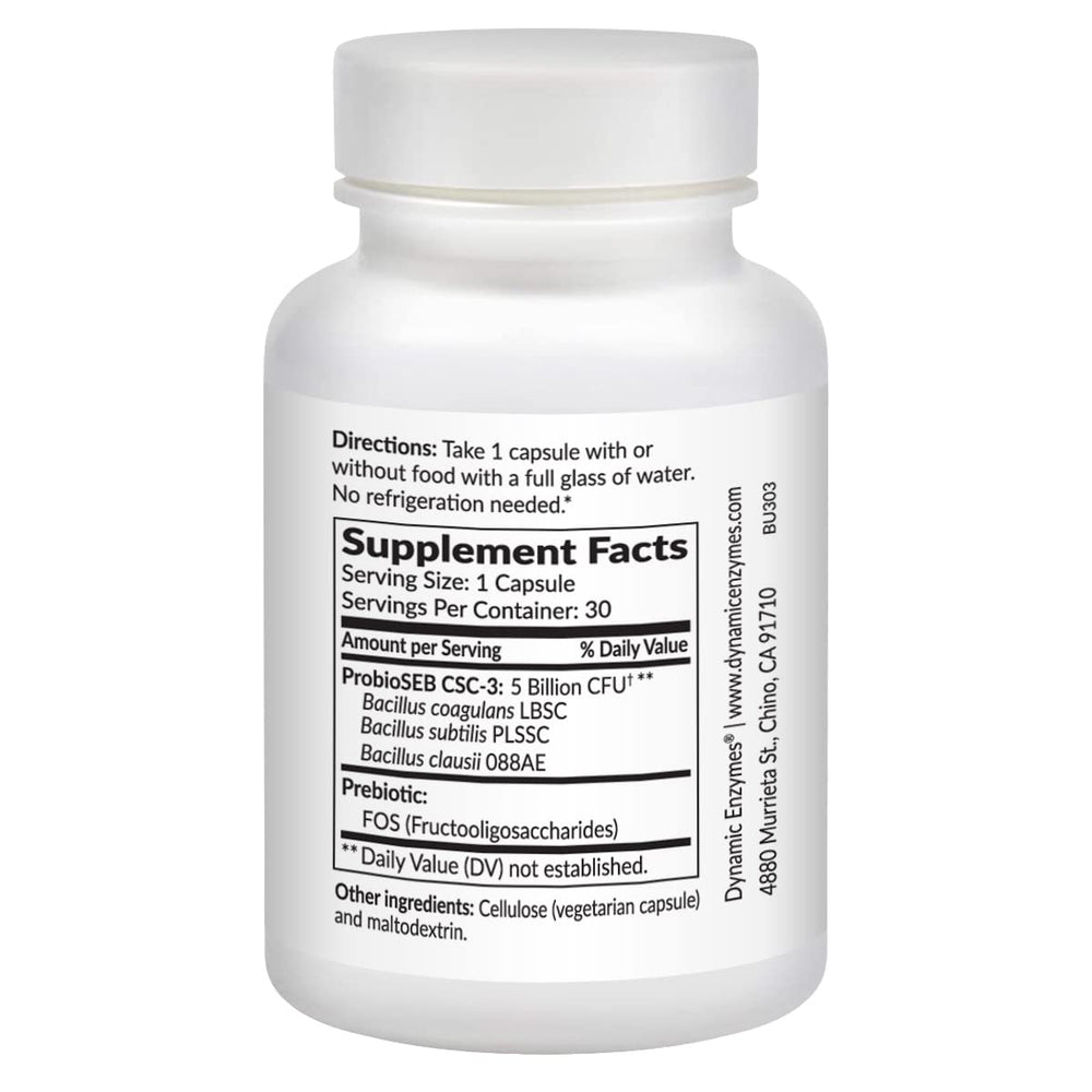 Biome Ultra packaging highlighting spore probiotics for gut health