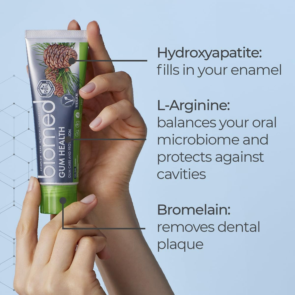 Chamomile and stevia highlighting fresh breath