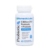 Biomedic Labs RX Probiotic Rx bottle label for immune support.