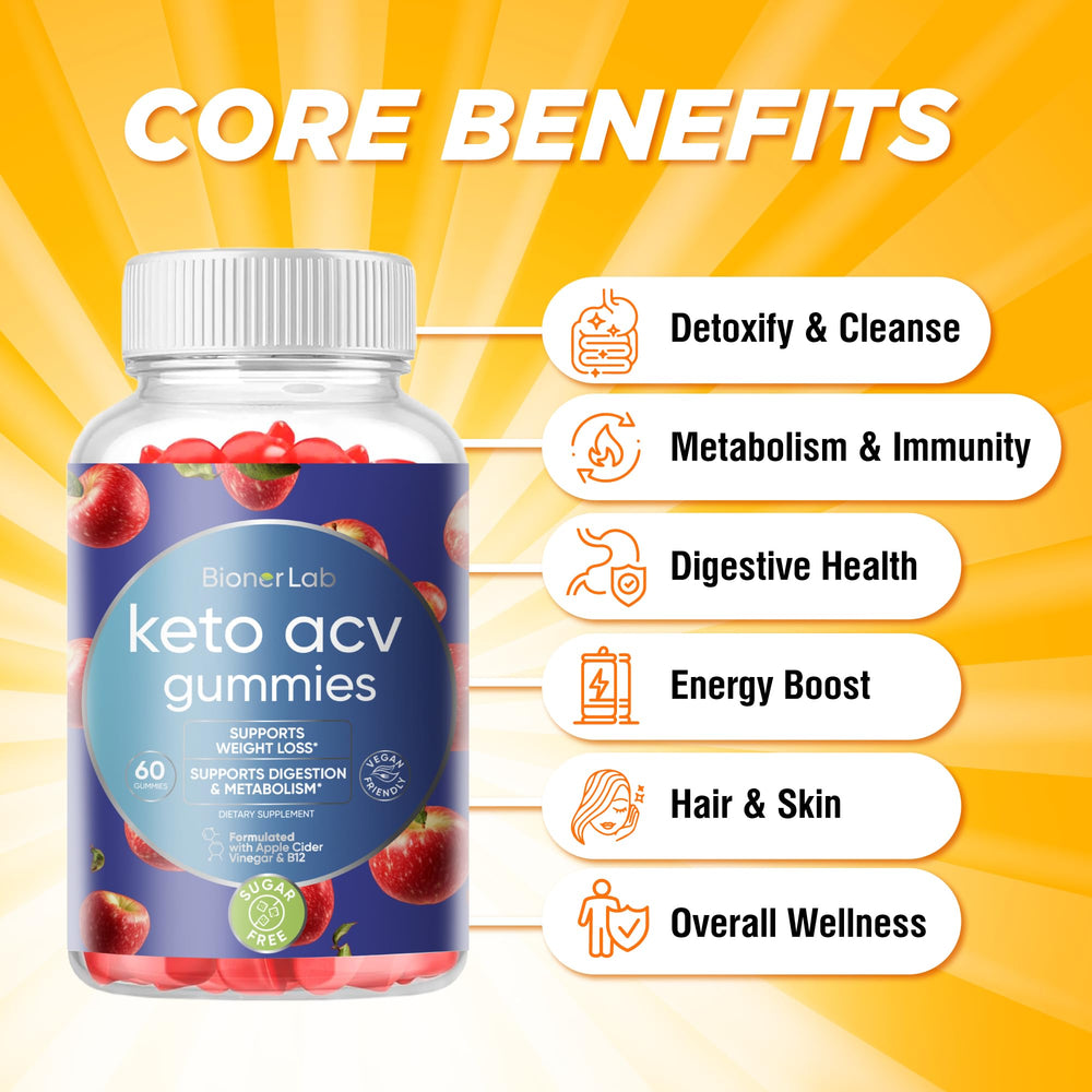 Beet root and pomegranate powders behind BionerLab Keto ACV Gummies for digestive support