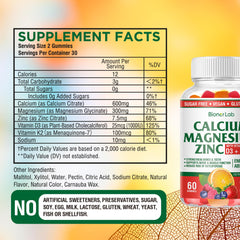 Front view of product packaging