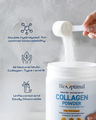 Non-GMO collagen peptides powder packaging
