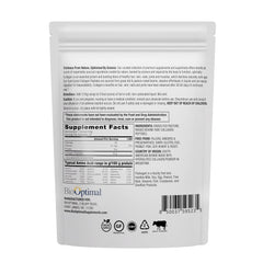 Unflavored BioOptimal Collagen Peptides Powder dissolving in water