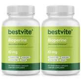 Bioperine 10mg absorption enhancer bottle – front view