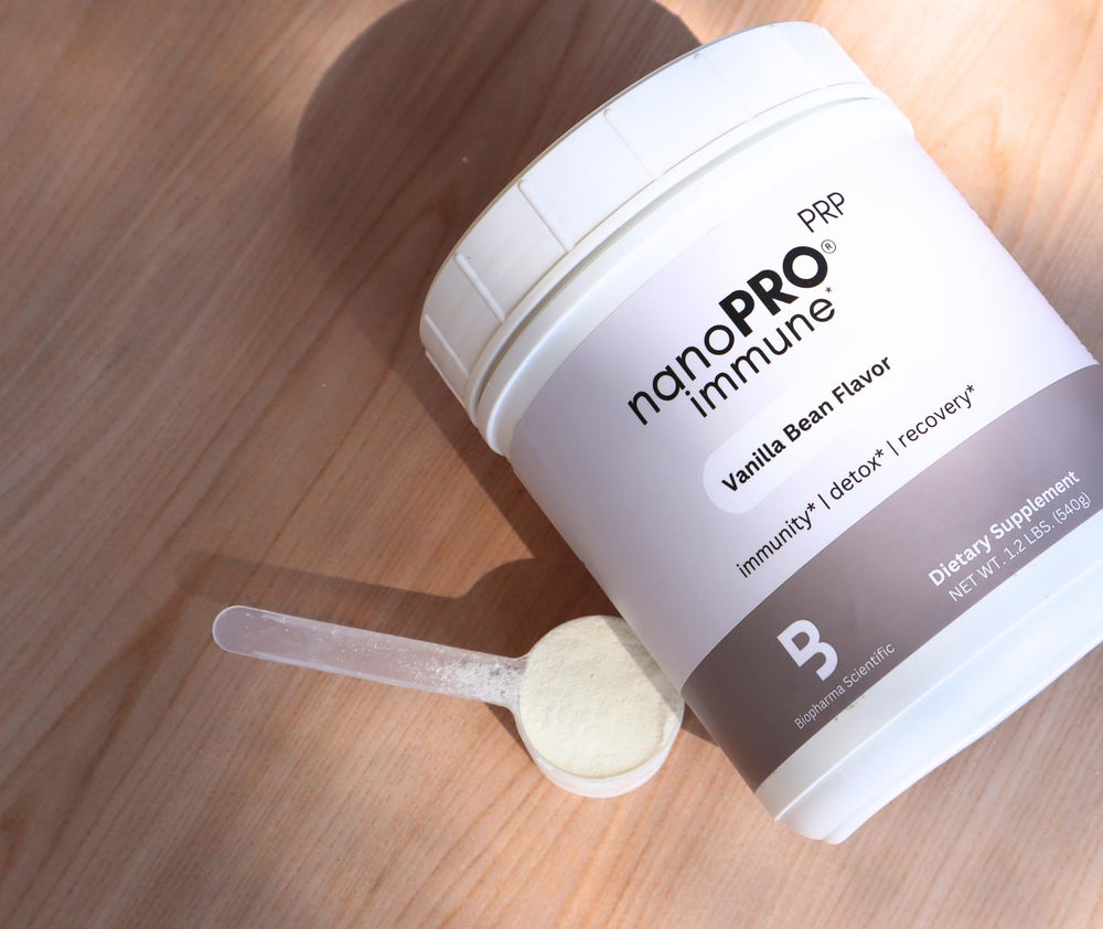 Graphic highlighting proline-rich polypeptides in Nanopro Immune Whey