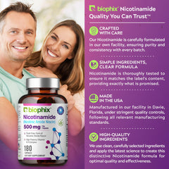 US NSF GMP facility badge on product information