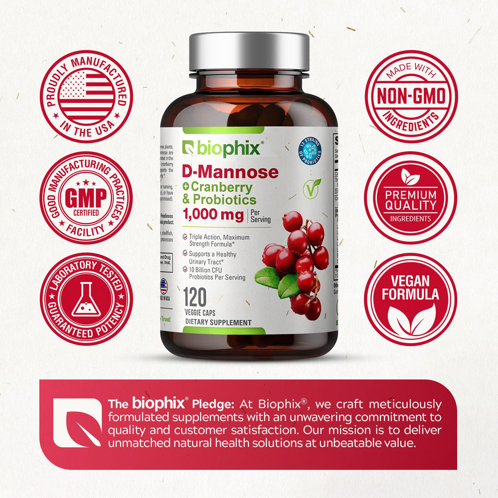 D-Mannose capsules for women and men
