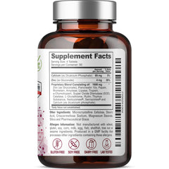 Nattozimes and Serrazimes enzyme icons on packaging