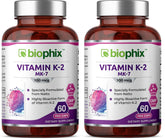 Biophix Vitamin K2 MK-7 100 mcg bottle - front view