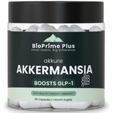 BioPrime Plus bottle with Akkermansia Muciniphila probiotic – 60 capsules