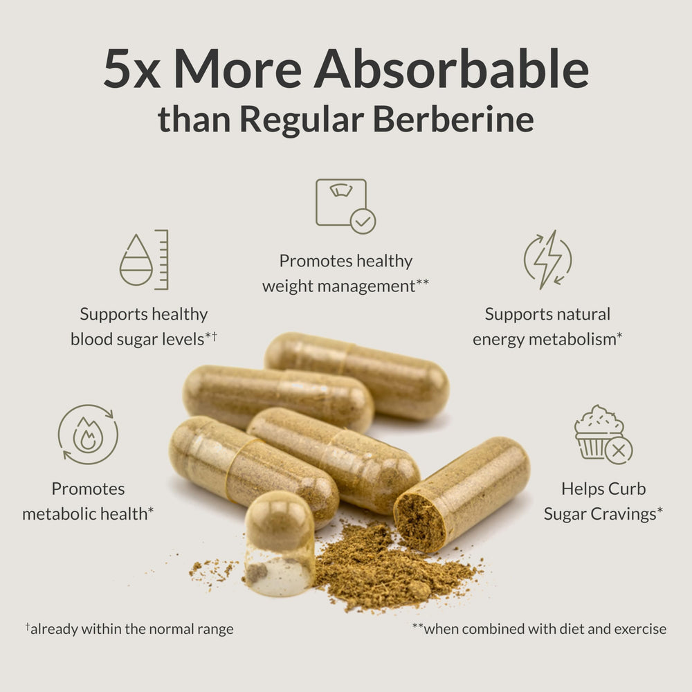 Berberine Breakthrough 2.0 label close-up