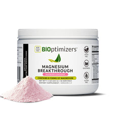 BIOptimizers Magnesium Breakthrough Drink Raspberry Lemon bottle front view