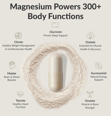 BIOptimizers Magnesium Breakthrough label detail with natural ingredients emphasis.