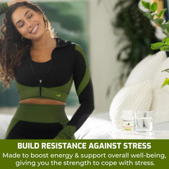 Person meditating representing stress support