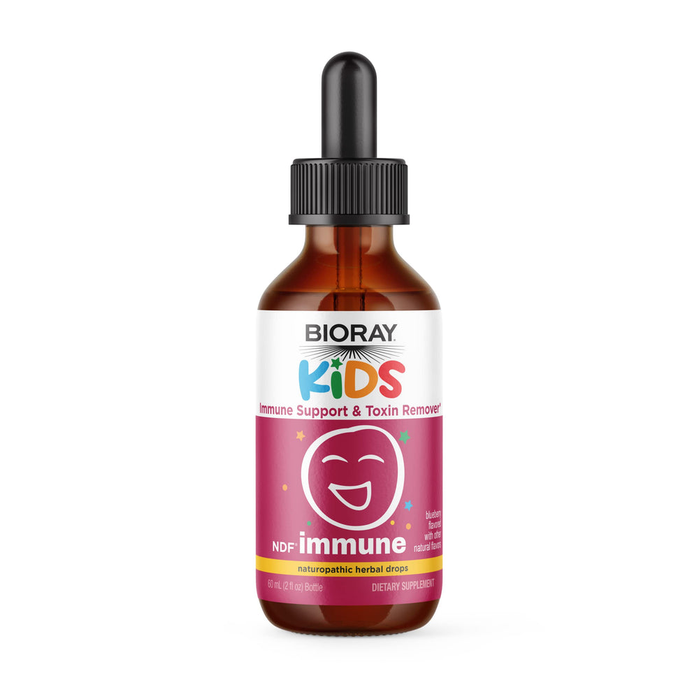 BIORAY Kids NDF Immune Blueberry bottle front