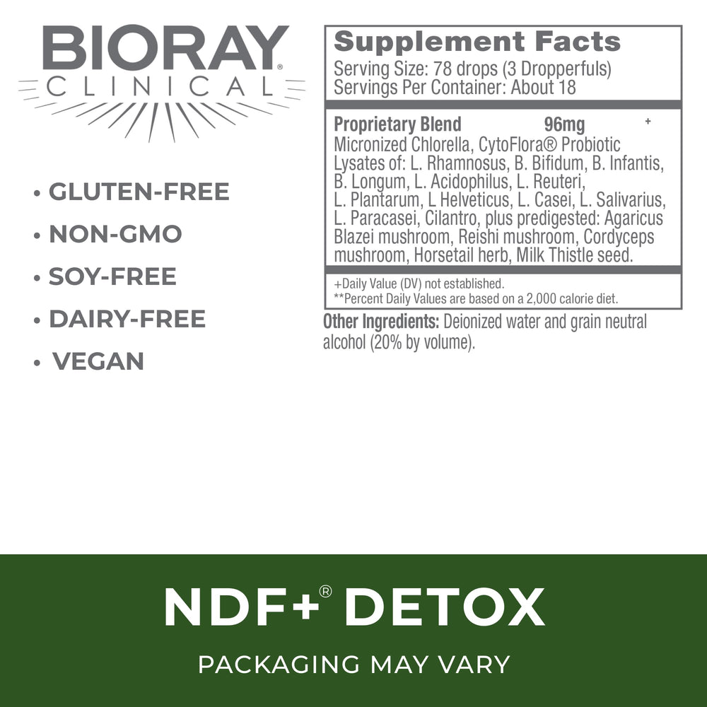 NDF Plus benefits: toxin removal, memory and immune support, energy and focus
