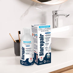 Product on display with Italian import packaging