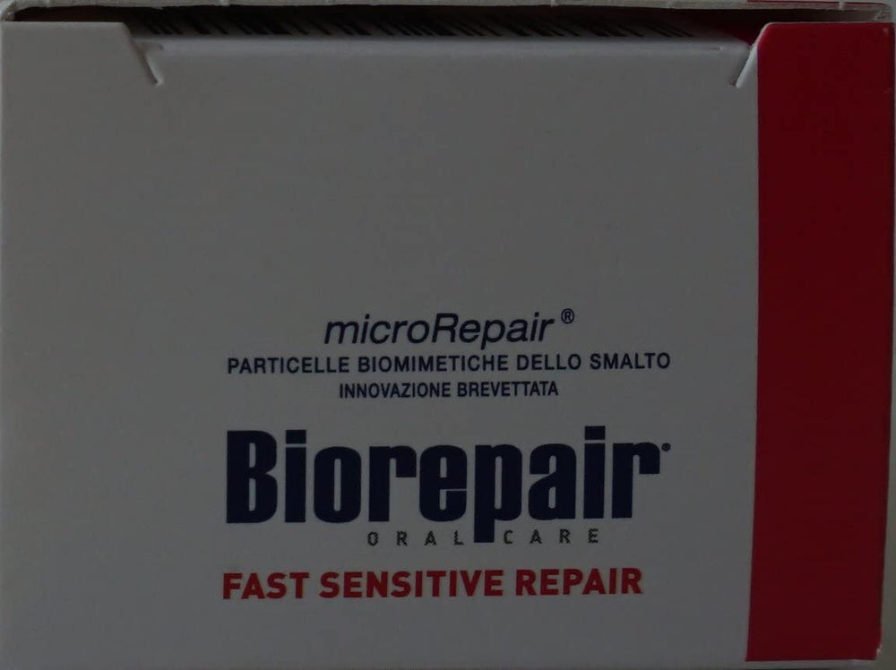 Illustration of Biorepair repairing enamel microscratches