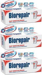Biorepair enamel repair toothpaste 75ml tube 3-pack Italian import