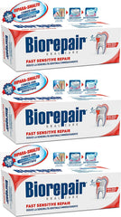 Biorepair enamel repair toothpaste 75ml tube 3-pack Italian import