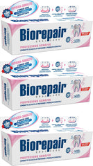 Biorepair Gum Protection toothpaste 75ml tubes, pack of 3, Italian import